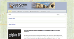 Desktop Screenshot of clarkcountyks.com