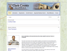 Tablet Screenshot of clarkcountyks.com